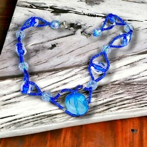 Glass bead choker